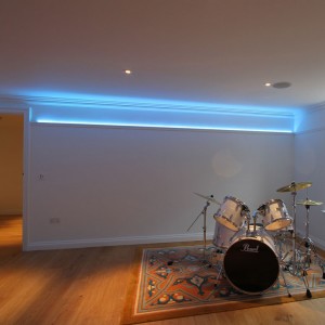 Music room lighting design Hampshire