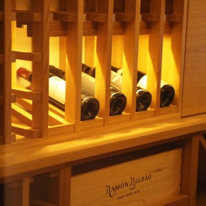 Wine cellar lighting design Hampshire