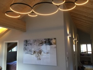 Chalet lighting design Hampshire